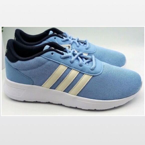 New Adidas Shoes Womens Size 6.5 Blue White Athletic Active Sneakers Logo NWT - Picture 9 of 16